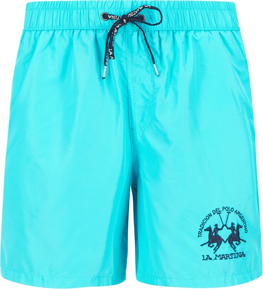 LA MARTINA Herren Badeshorts blau unifarben