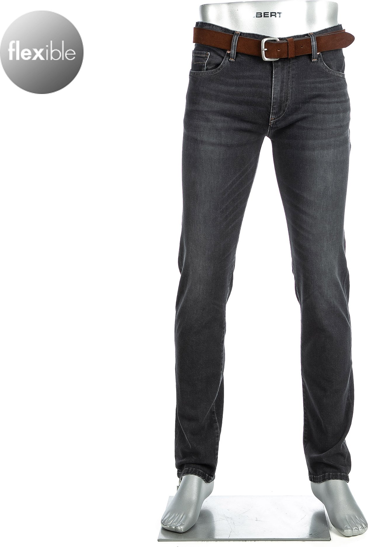 Alberto Herren Jeans grau