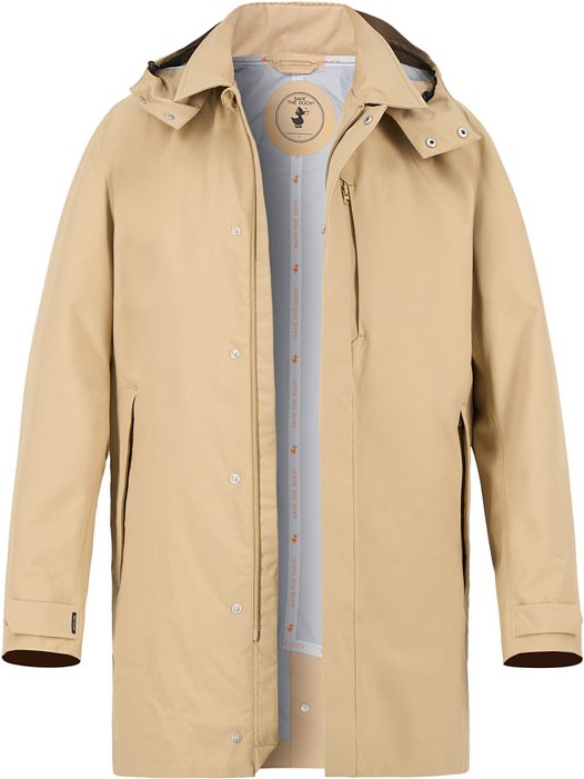 Thumbnail - SAVE THE DUCK Herren Funktionsmantel beige unifarben