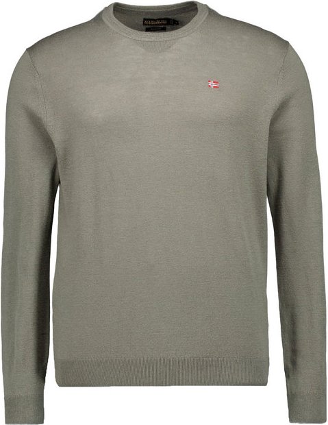 NAPAPIJRI Herren Pullover grün unifarben