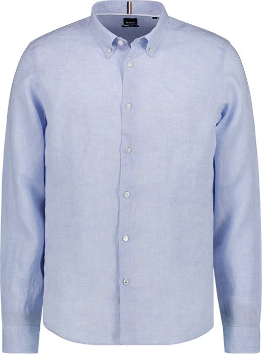 BOSS Black Herren Hemd blau