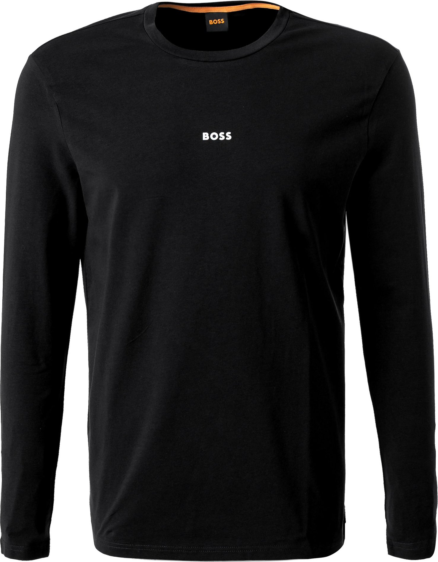 Thumbnail - BOSS Orange Herren Longsleeve schwarz