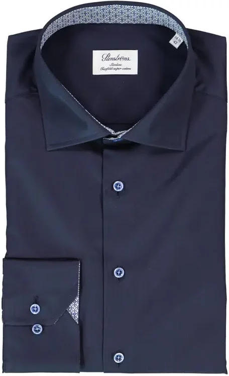 Stenströms Herren Hemd blau