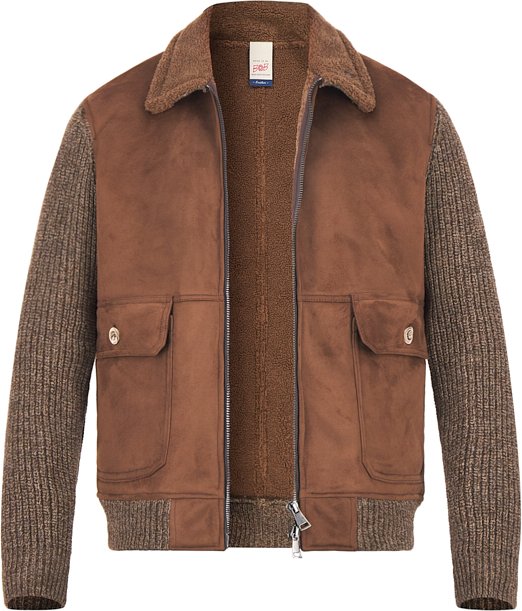 BOB Herren Jacke braun unifarben