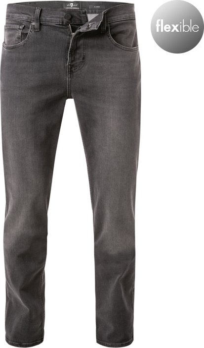 7 for all mankind Herren Jeans grau