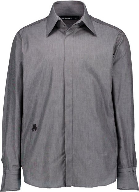 KARL LAGERFELD Herren Hemd blau gestreift