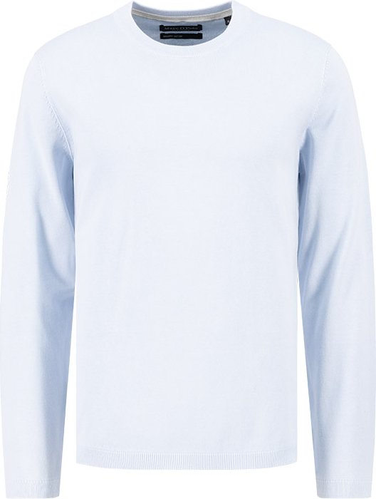 Marc O'Polo Herren Pullover blau unifarben