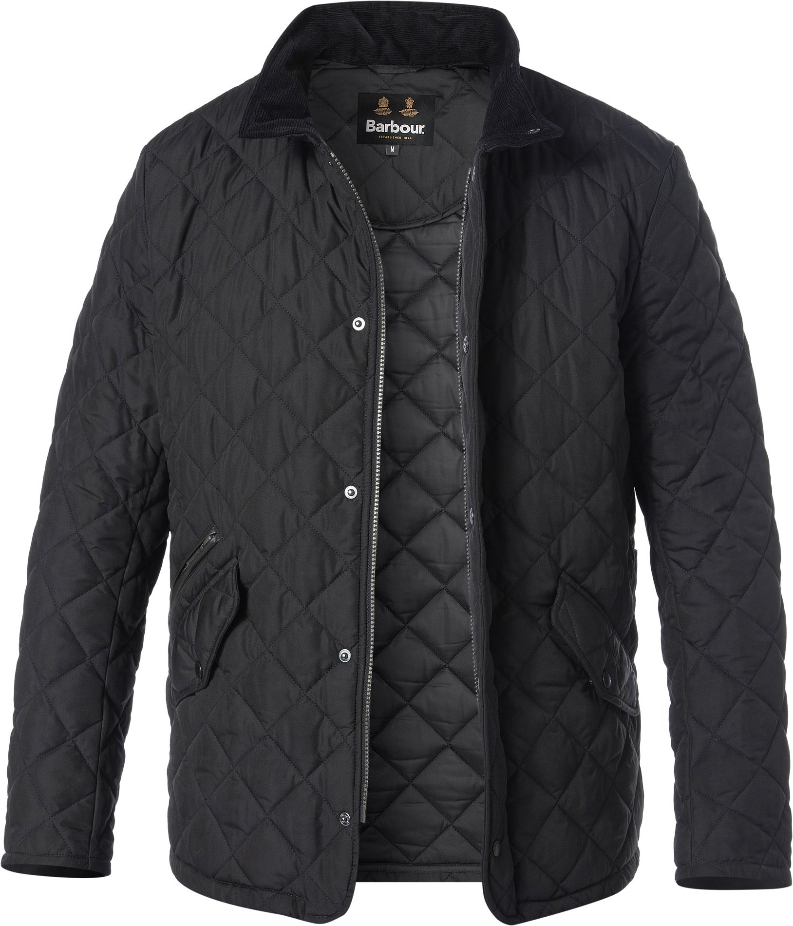 Barbour Herren Jacken schwarz unifarben