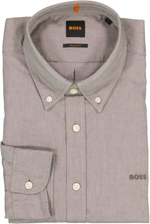 BOSS Orange Herren Hemd grau