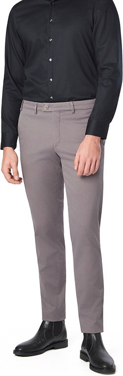 HILTL Herren Hose grau Slim Fit