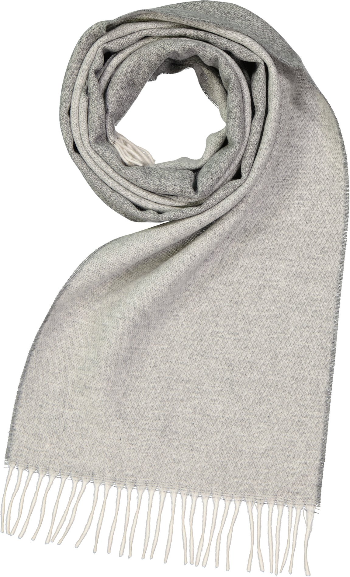 DANTE Herren Schal grau Kashmere-Wolle