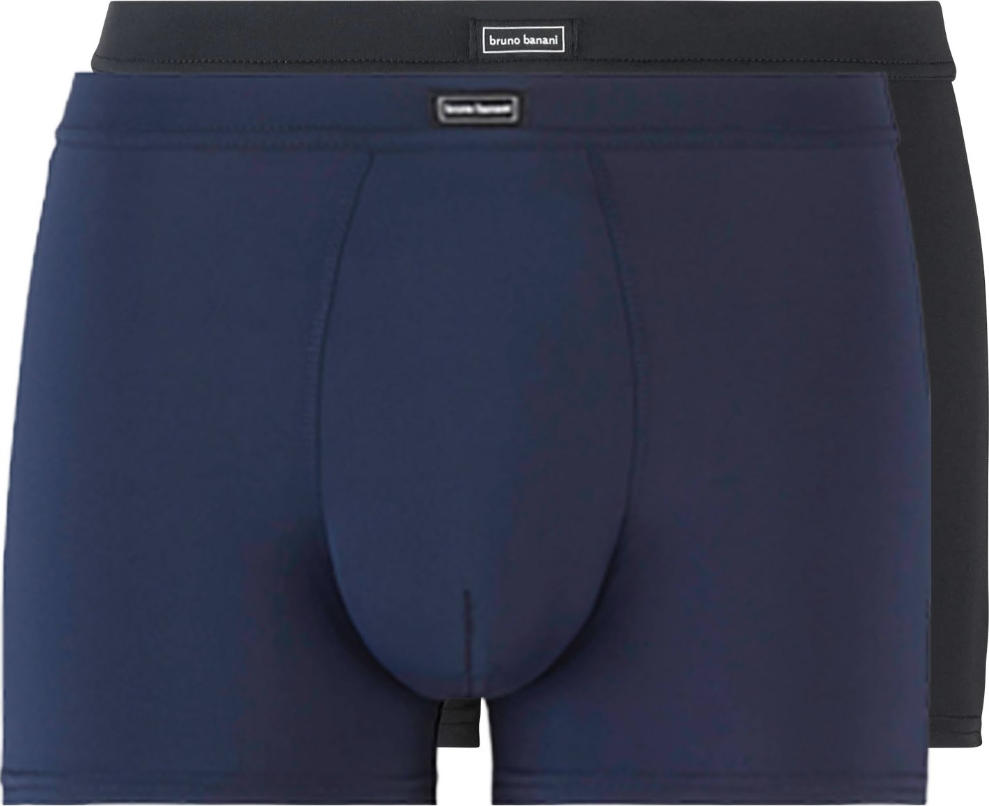 Thumbnail - bruno banani Herren Shorts blau Mikrofaser/Funktion unifarben