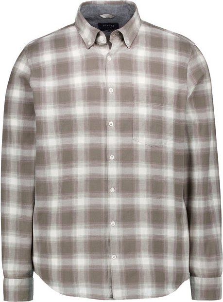 MAERZ Muenchen Herren Hemd grau kariert