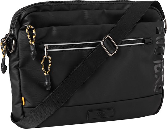 camel active Herren Umhängetasche schwarz Mikrofaser/Nylon