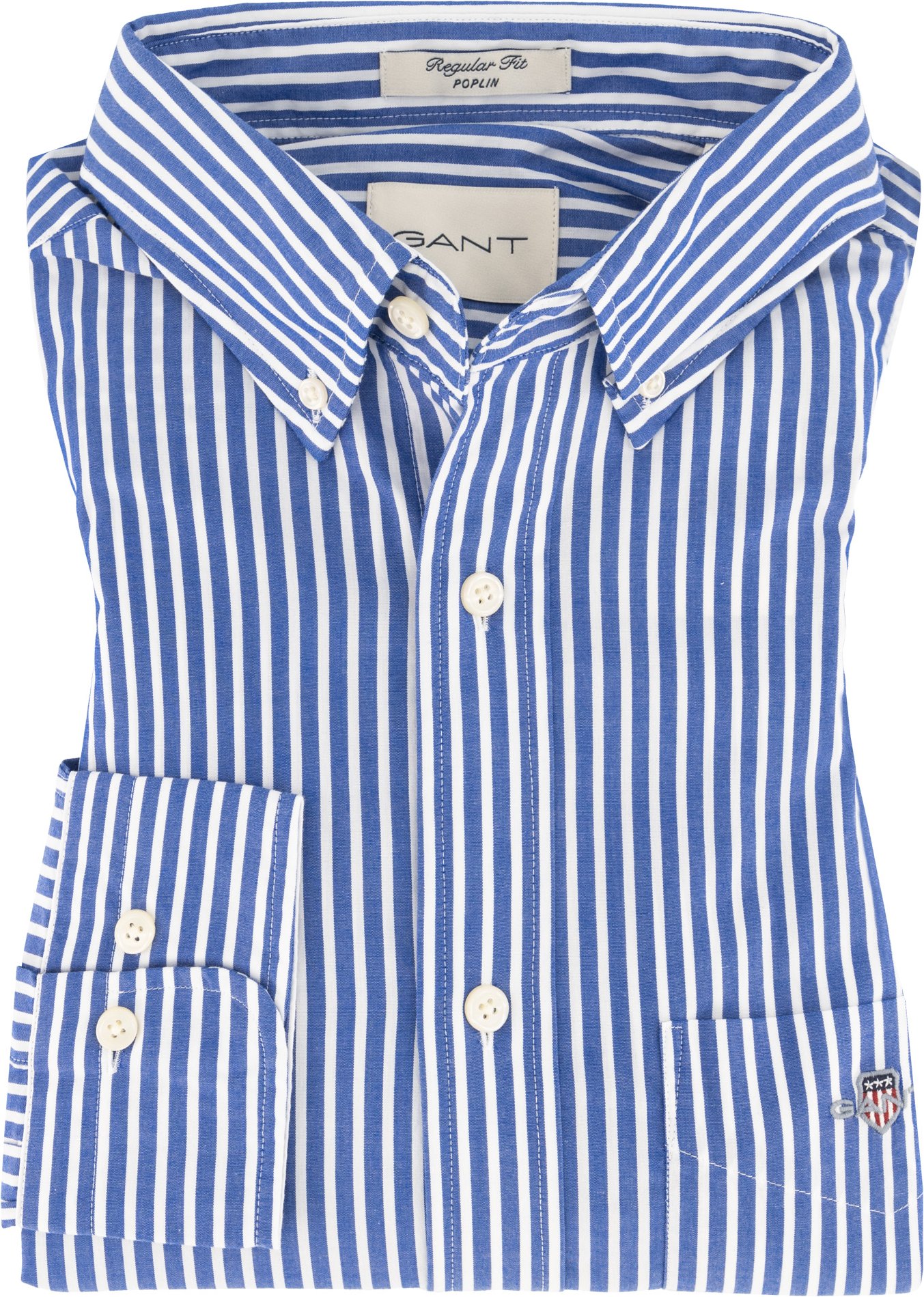 Thumbnail - Gant Herren Hemden blau gestreift
