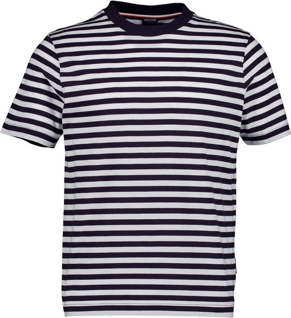 HECHTER PARIS Herren T-Shirt blau gestreift