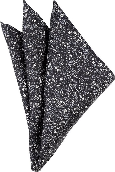 Blick. Aqua Herren Einstecktuch schwarz