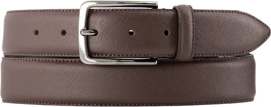 Alberto Herren Gürtel braun Leder geprägt