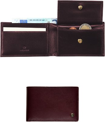 AIGNER Herren Geldbörse rot Leder