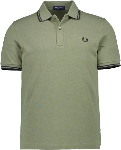 Thumbnail - Fred Perry Herren Polo-Shirt grün