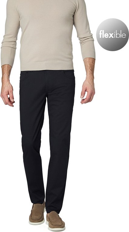 bugatti Herren Hose blau meliert