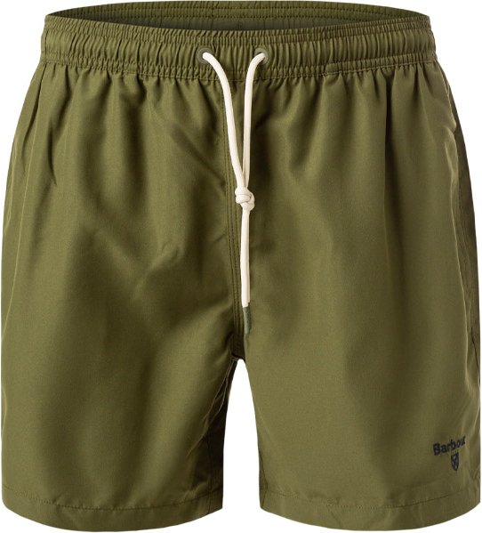 Barbour Herren Badeshorts grün unifarben