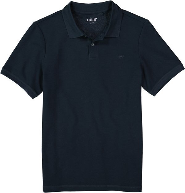 MUSTANG Herren Polo-Shirt blau