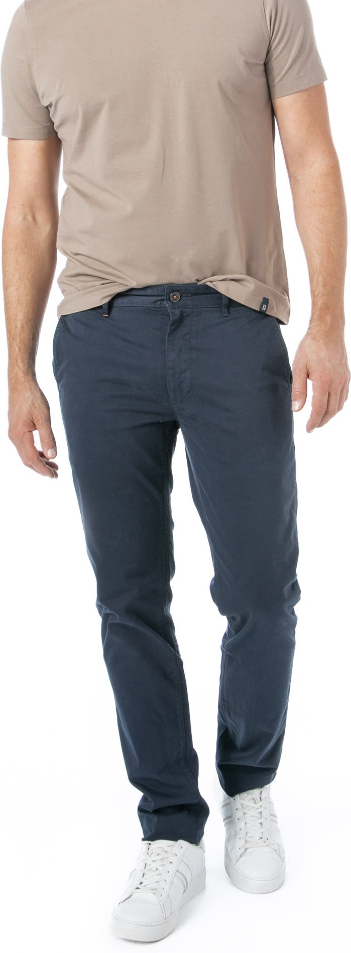 BOSS Orange Herren Chino blau Slim Fit