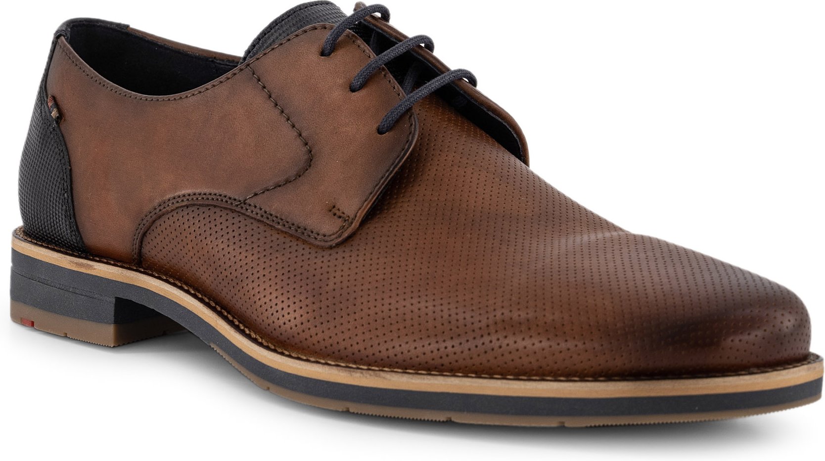 LLOYD Herren Derby braun Leder geprägt