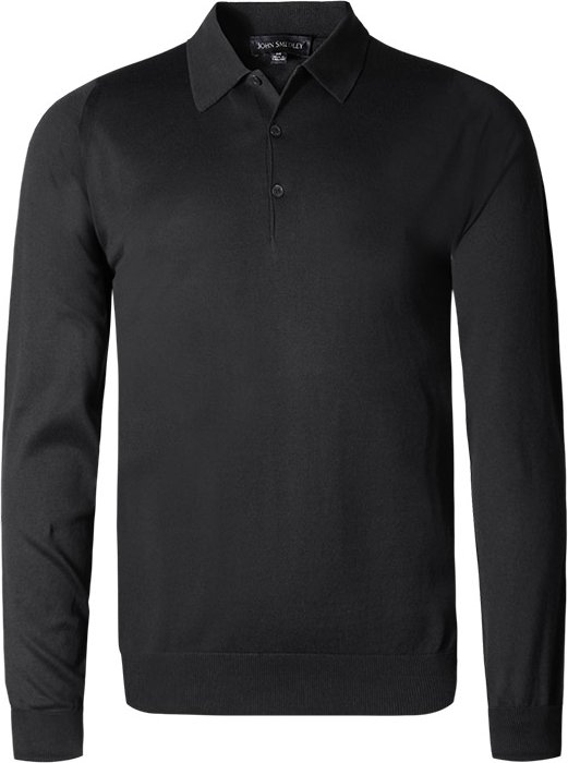 Thumbnail - John Smedley Herren Pullover schwarz unifarben