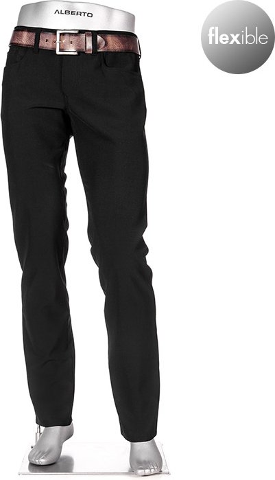 Thumbnail - Alberto Herren Jeans schwarz Slim Fit