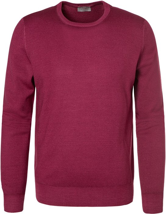 Thumbnail - Gran Sasso Herren Pullover rosa unifarben