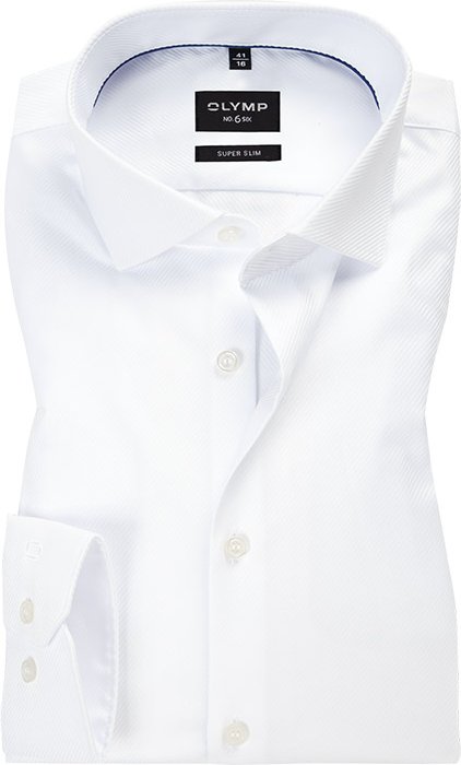 Thumbnail - OLYMP Herren Hemd weiß Slim Fit