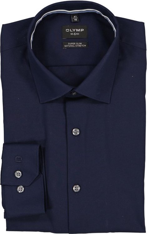 Thumbnail - OLYMP Herren Hemd blau Slim Fit