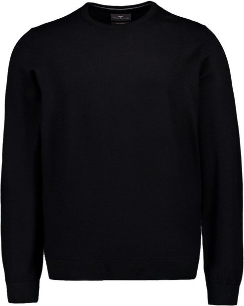 Fynch-Hatton Herren Pullover schwarz unifarben