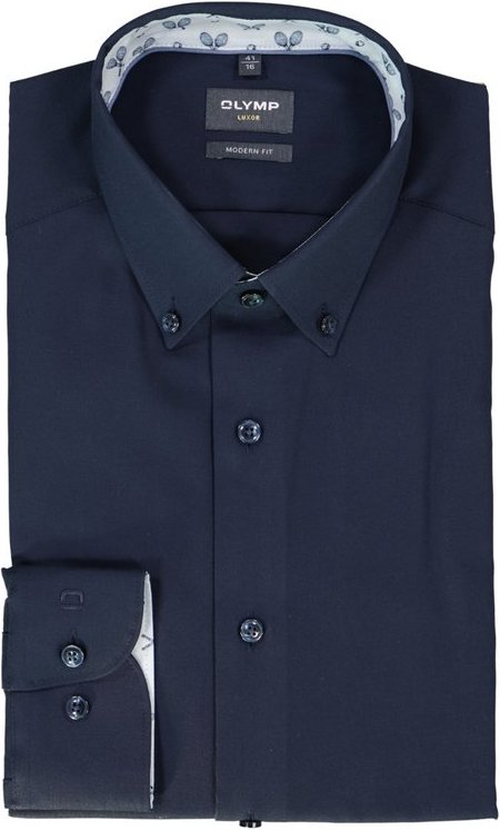 OLYMP Herren Hemd blau