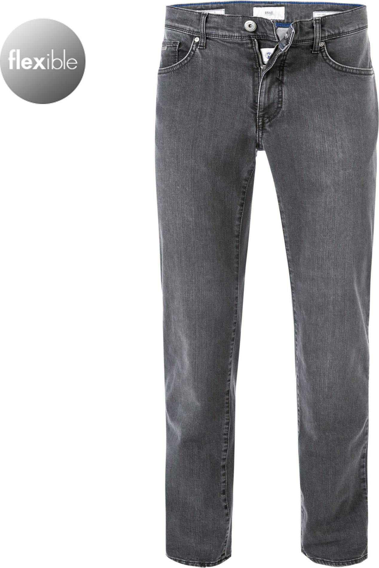 Thumbnail - Brax Herren Jeans grau Straight Fit