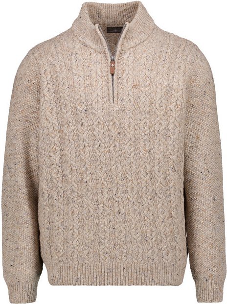 Thumbnail - Fynch-Hatton Herren Troyer beige unifarben