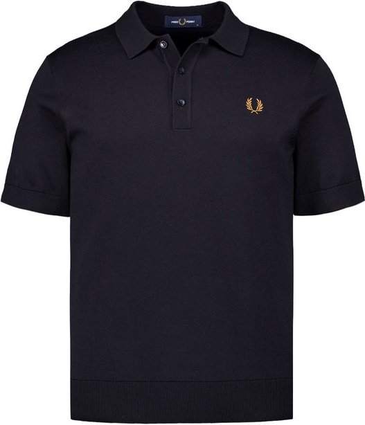 Thumbnail - Fred Perry Herren Polo-Shirt schwarz