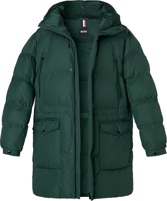 Thumbnail - BOSS Black Herren Jacken grün unifarben
