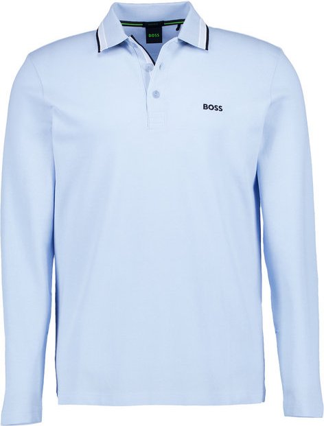 BOSS Green Herren Polo-Shirt blau