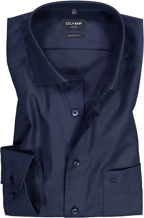 OLYMP Herren Hemd blau