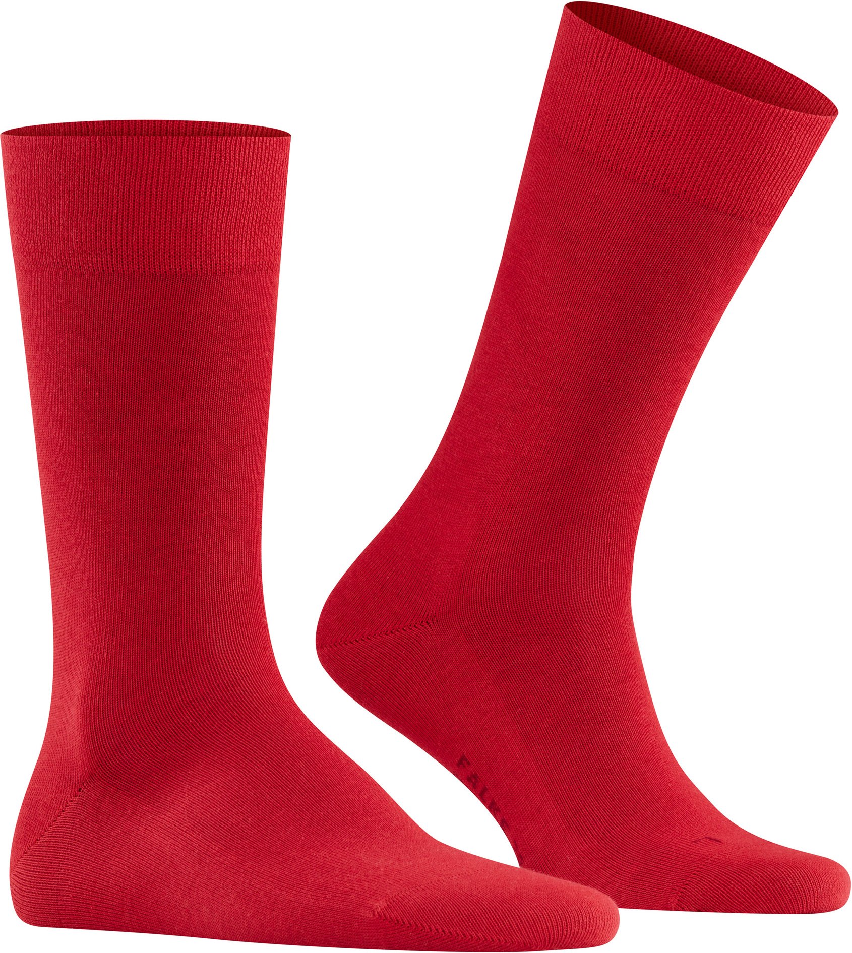 Thumbnail - Falke Herren Socken rot Baumwolle & Mix unifarben