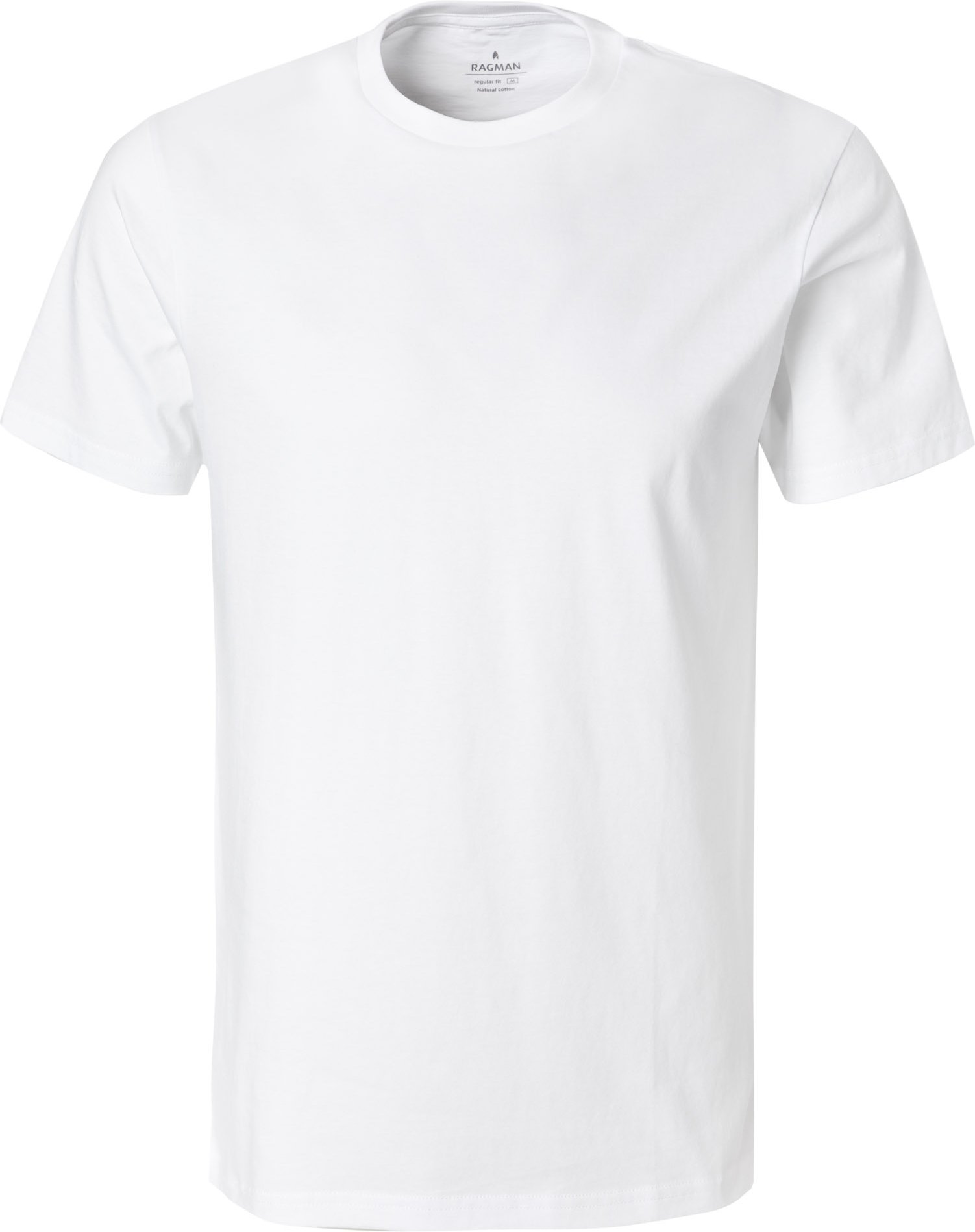 RAGMAN Herren T-Shirt weiß