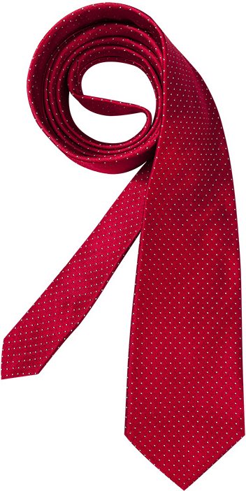 Thumbnail - Ascot Herren Krawatte rot Gemustert,unifarben