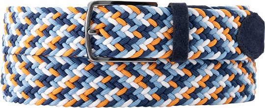 Lindenmann Herren Gürtel mehrfarbig Textil