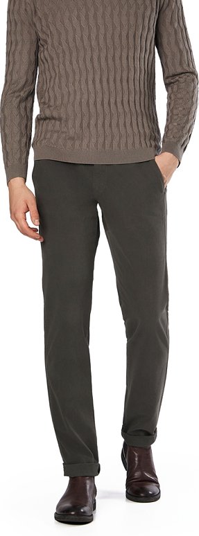 Mason's Herren Hosen grau Slim Fit