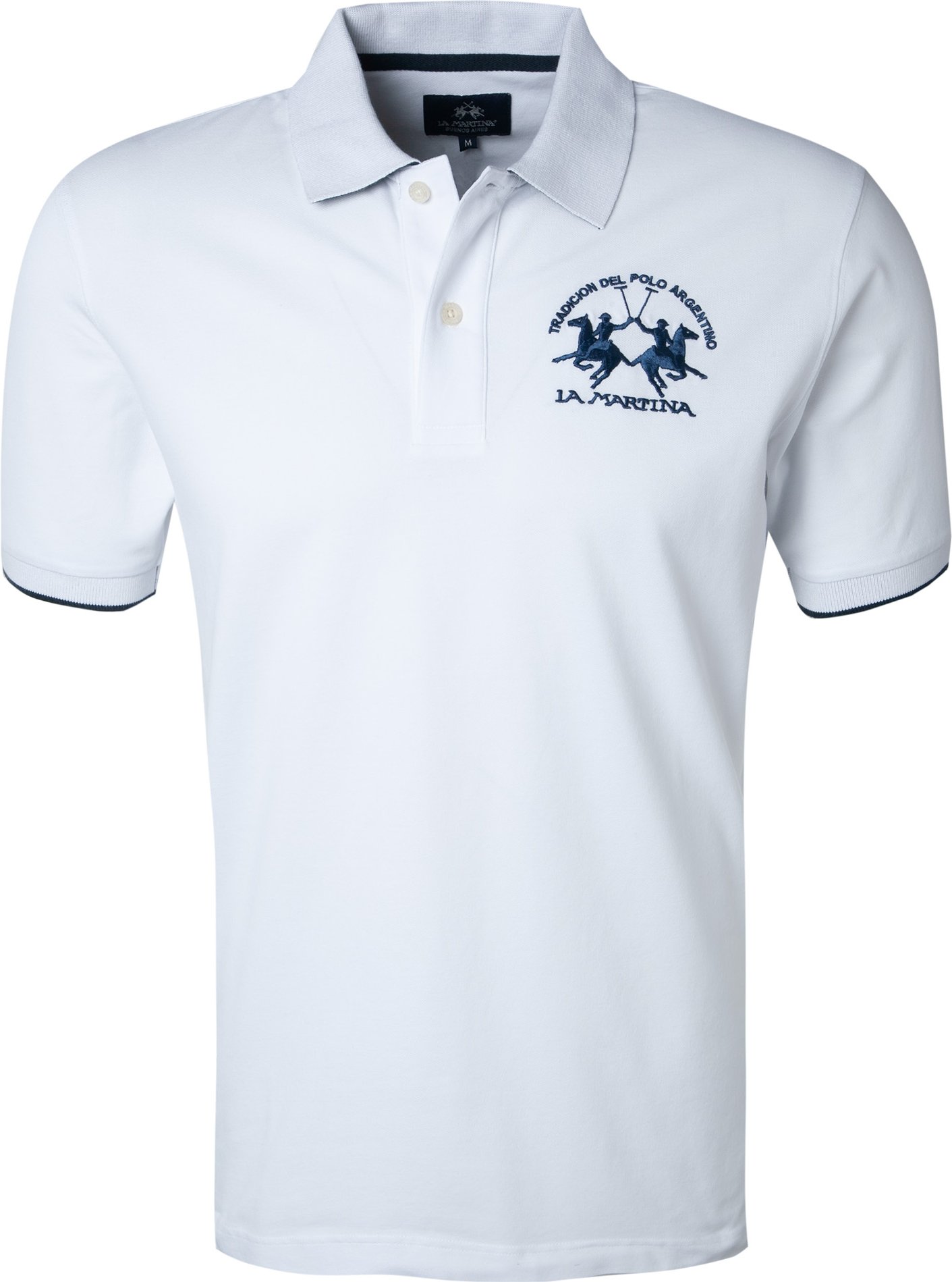 Thumbnail - LA MARTINA Herren Polo-Shirt weiß