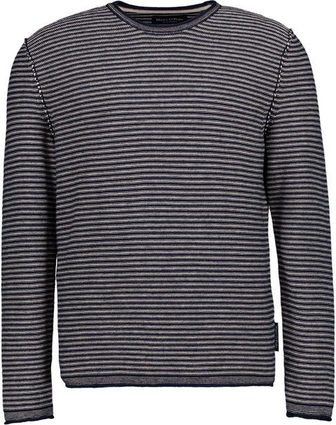 Marc O'Polo Herren Pullover blau Gestreift