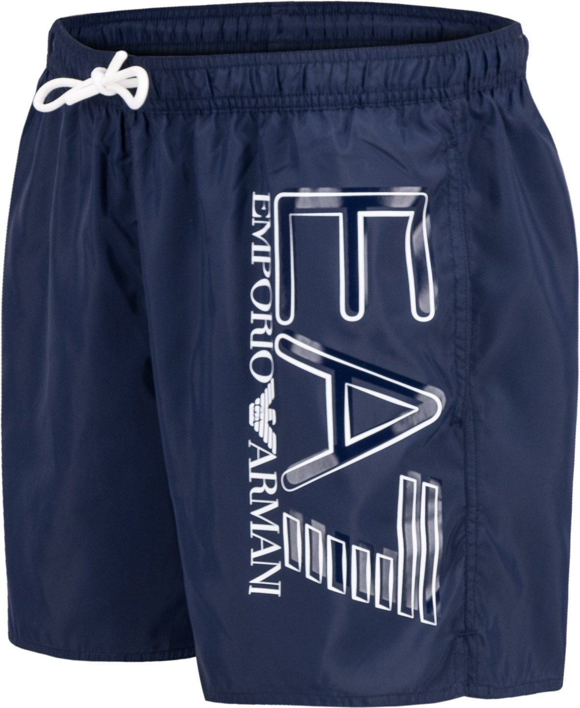 Thumbnail - EA7 Herren Badeshorts blau Mikrofaser unifarben